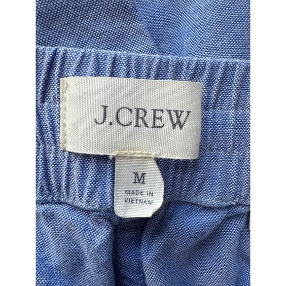 J.Crew 7'' Lounge Short in Broken-in Oxford Cloth in Raincoat Blue Size Medium - Picture 6 of 8